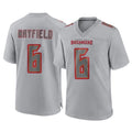 Davalo TB.Buccaneers #6 Baker Mayfield Player Gray Atmosphere Fashion Home Game Stitched Jerseys