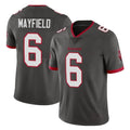 Davalo TB.Buccaneers #6 Baker Mayfield Player Pewter Limited Alternate Vapor Home Game Stitched Jerseys