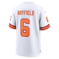 Davalo TB.Buccaneers #6 Baker Mayfield Player White Home Game Stitched Jerseys