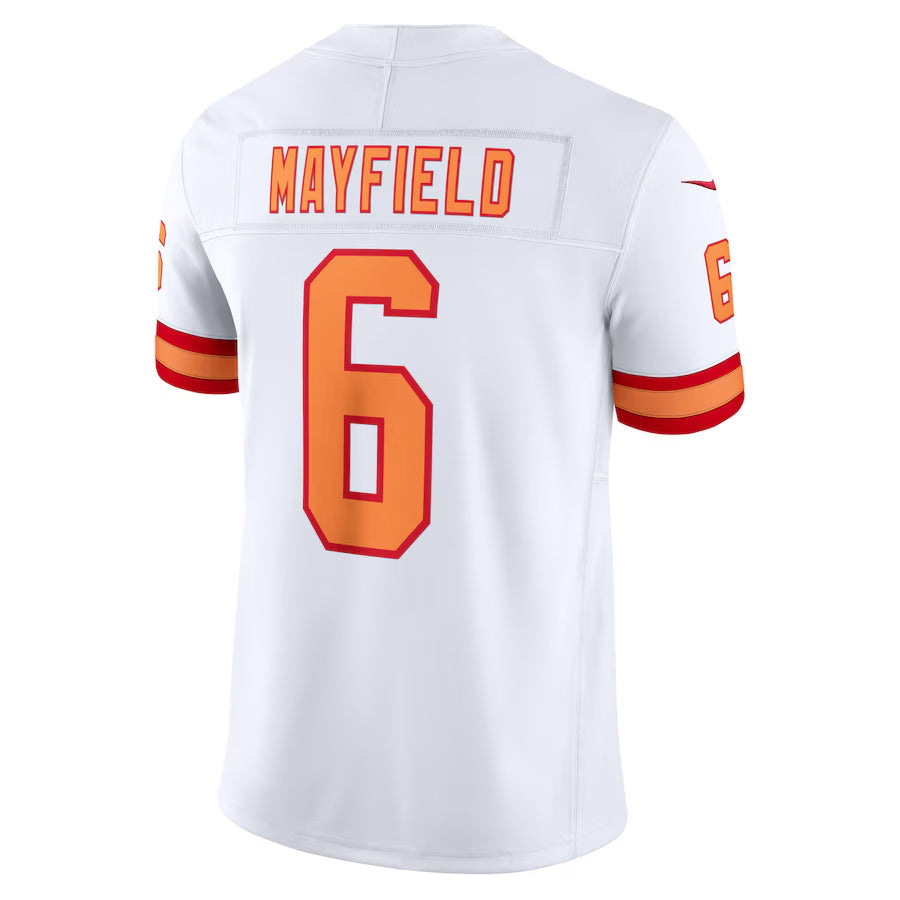 Davalo TB.Buccaneers #6 Baker Mayfield Player White Vapor F.U.S.E. Limited Stitched Jerseys