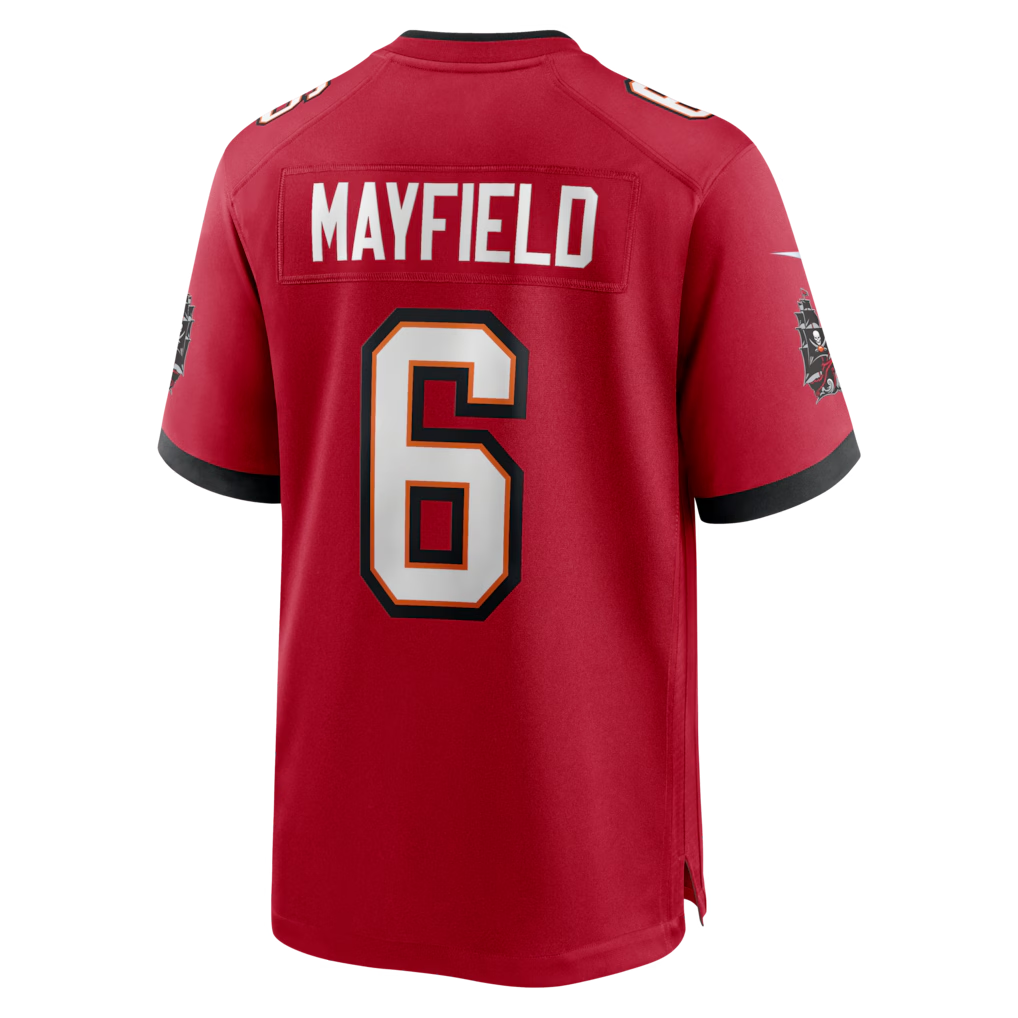 Davalo TB.Buccaneers #6 Baker Mayfield Red Team Game Stitched Jerseys