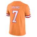 Davalo TB.Buccaneers #7 Bucky Irving Orange Alternate 2 Throwback Vapor F.U.S.E. Limited Stitched Jerseys