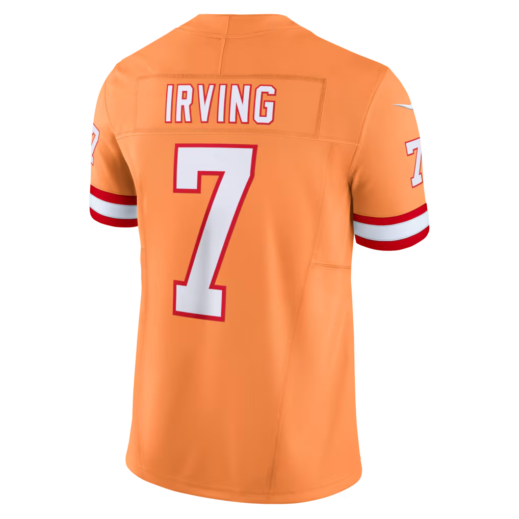 Davalo TB.Buccaneers #7 Bucky Irving Orange Alternate 2 Throwback Vapor F.U.S.E. Limited Stitched Jerseys