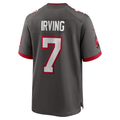 Davalo TB.Buccaneers #7 Bucky Irving Pewter Alternate Game Stitched Jerseys