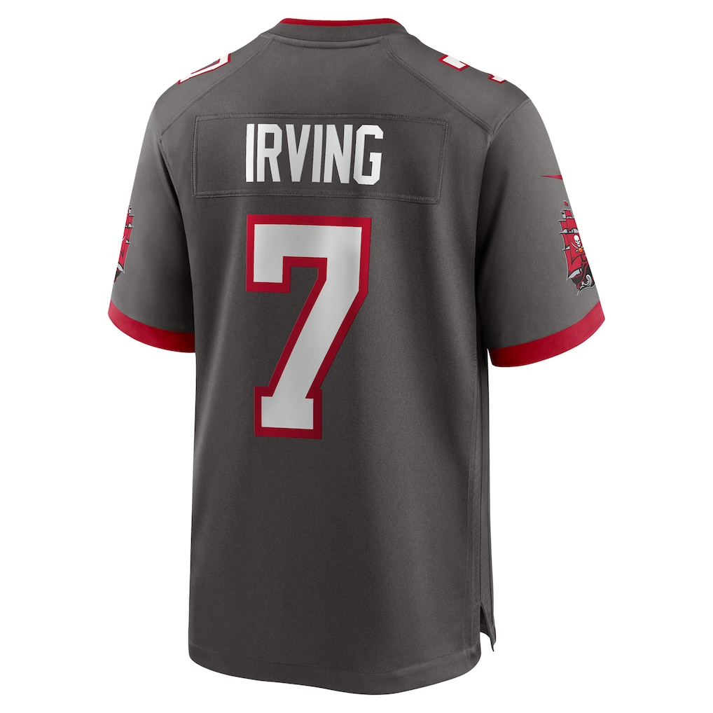 Davalo TB.Buccaneers #7 Bucky Irving Pewter Alternate Game Stitched Jerseys