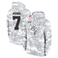 Davalo TB.Buccaneers #7 Bucky Irving Player Arctic Camo Salute to Service Hoodies Stitched Jerseys