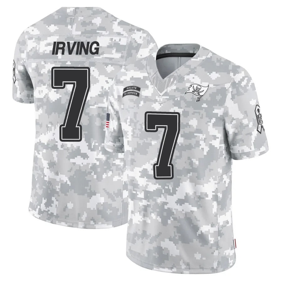 Davalo TB.Buccaneers #7 Bucky Irving Player Limited Arctic Camo Stitched Jerseys