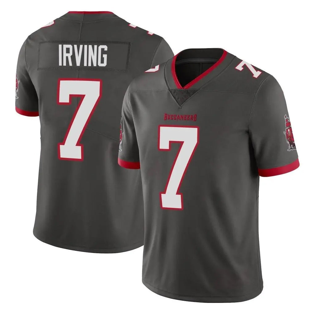 Davalo TB.Buccaneers #7 Bucky Irving Player Pewter Limited Alternate Vapor Home Game Stitched Jerseys