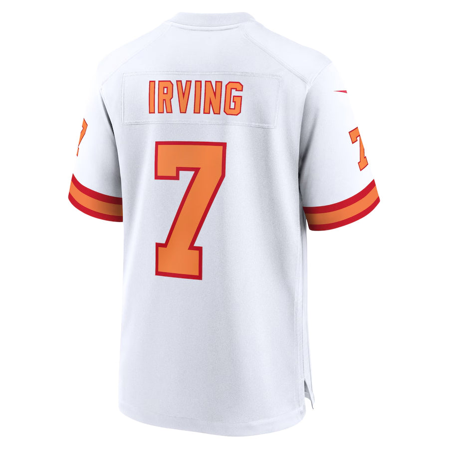 Davalo TB.Buccaneers #7 Bucky Irving Player White Home Game Stitched Jerseys