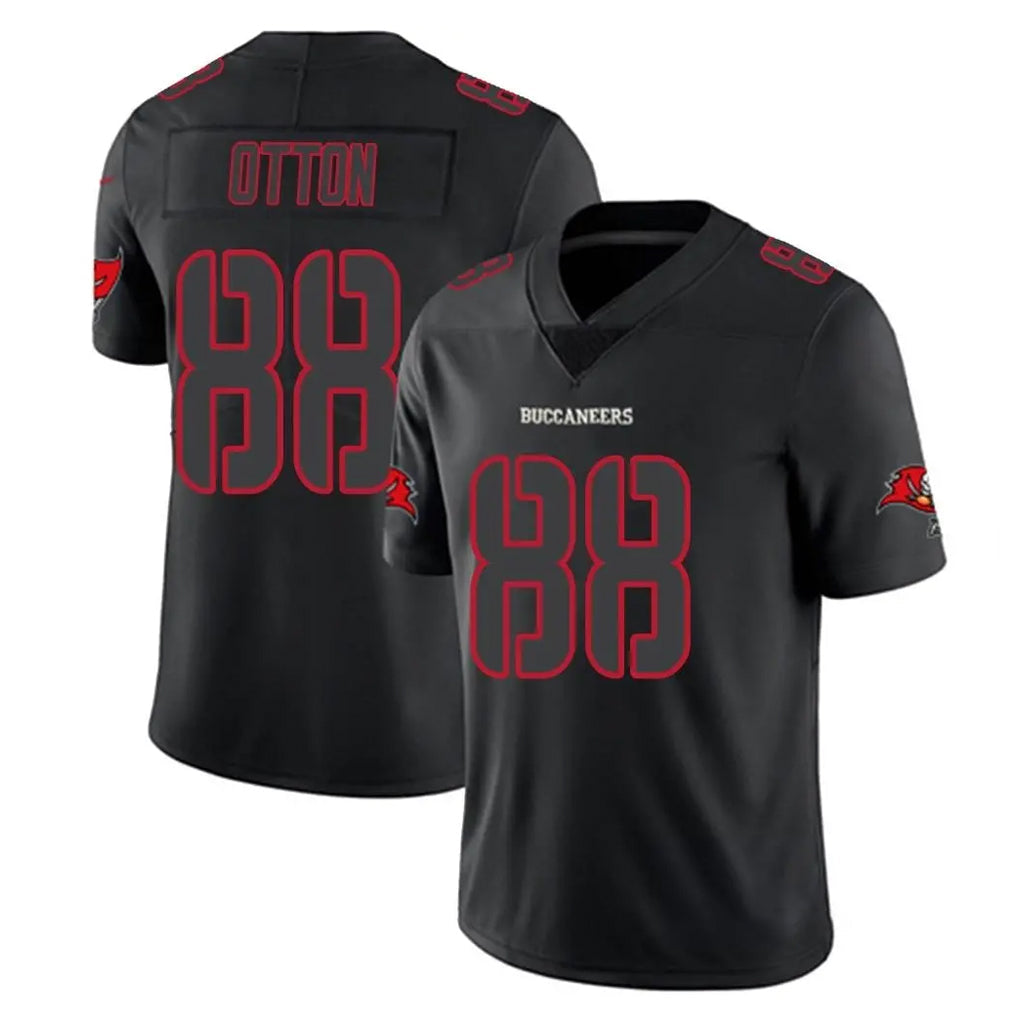 Davalo TB.Buccaneers #88 Cade Otton Player Black Impact Limited Home Game Stitched Jerseys