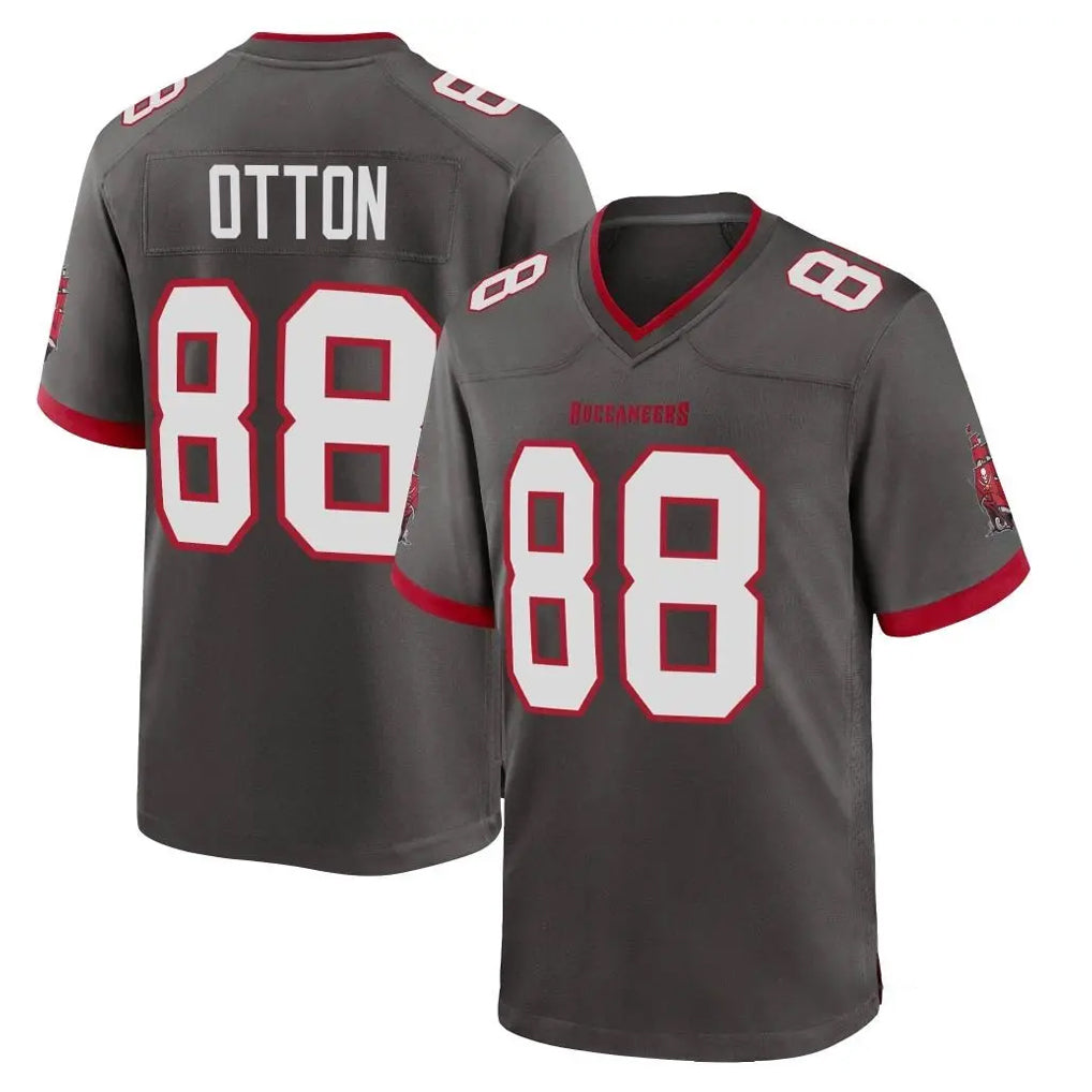 Davalo TB.Buccaneers #88 Cade Otton Player Pewter Alternate Home Game Stitched Jerseys