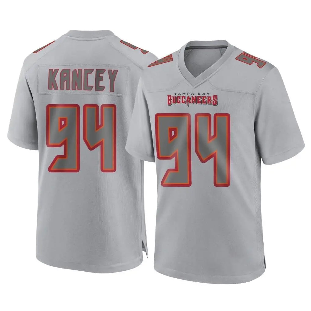 Davalo TB.Buccaneers #94 Calijah Kancey Player Gray Atmosphere Fashion Home Game Stitched Jerseys