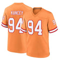 Davalo TB.Buccaneers #94 Calijah Kancey Player Orange Throwback Home Game Stitched Jerseys