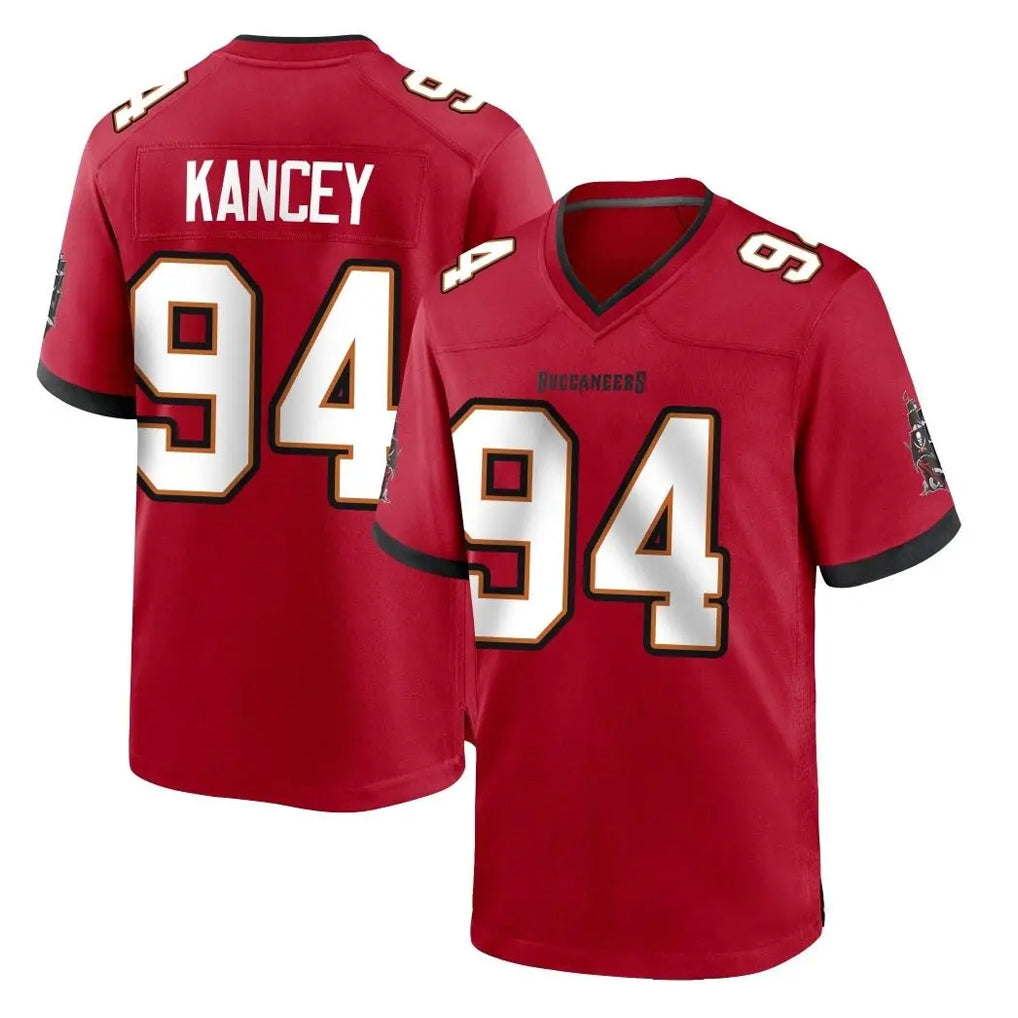 Davalo TB.Buccaneers #94 Calijah Kancey Player Red Home Game Stitched Jerseys