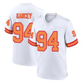 Davalo TB.Buccaneers #94 Calijah Kancey Player White '76 Home Game Stitched Jerseys