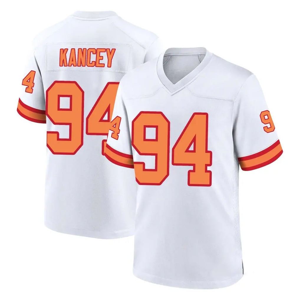 Davalo TB.Buccaneers #94 Calijah Kancey Player White '76 Home Game Stitched Jerseys