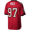 Davalo TB.Buccaneers #97 Simeon Rice Mitchell & Ness Red Legacy Replica Stitched Puhic Jersey