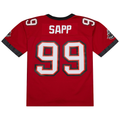 Davalo TB.Buccaneers #99 Warren Sapp Mitchell & Ness Red 2002 Legacy Replica Jersey Stitched Puhic Game Jerseys