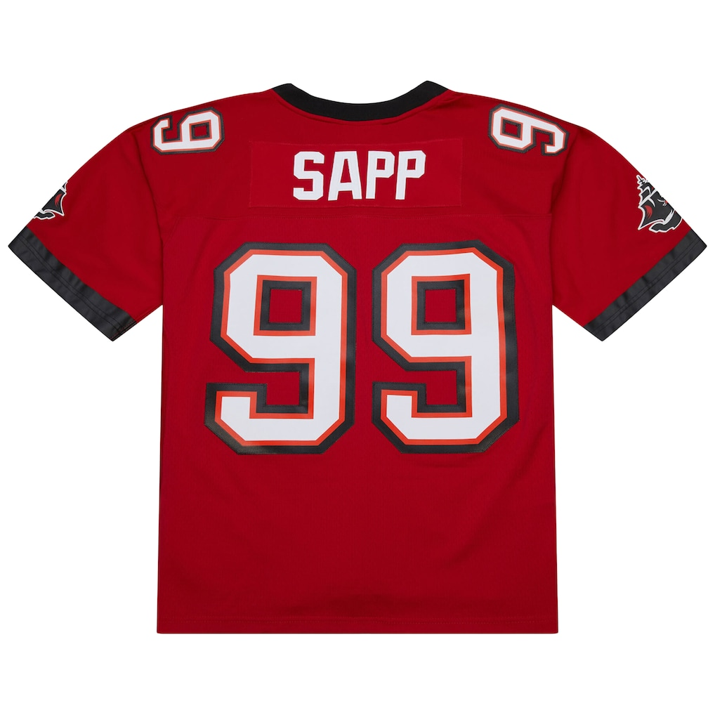 Davalo TB.Buccaneers #99 Warren Sapp Mitchell & Ness Red 2002 Legacy Replica Jersey Stitched Puhic Game Jerseys