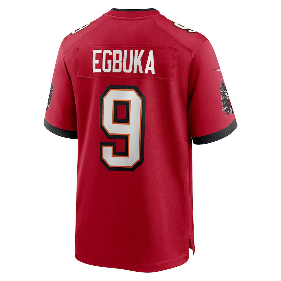 Davalo TB.Buccaneers #9 Emeka Egbuka Player Red Home Game Stitched Jerseys