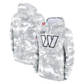 Davalo W.Commanders Arctic Camo Limited Salute to Service Pullover Hoodies Game Blank Player Stitched Jerseys