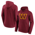 Davalo W.Commanders Burgundy LOGO Pullover Hoodies Game Blank Player Stitched Jerseys