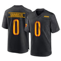 Davalo W.Commanders #0 Mike Sainristil Player Black Home Game Stitched Jerseys