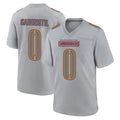 Davalo W.Commanders #0 Mike Sainristil Player Gray Atmosphere Fashion Home Game Stitched Jerseys