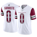 Davalo W.Commanders #0 Mike Sainristil Player White Limited Vapor Home Game Stitched Jerseys