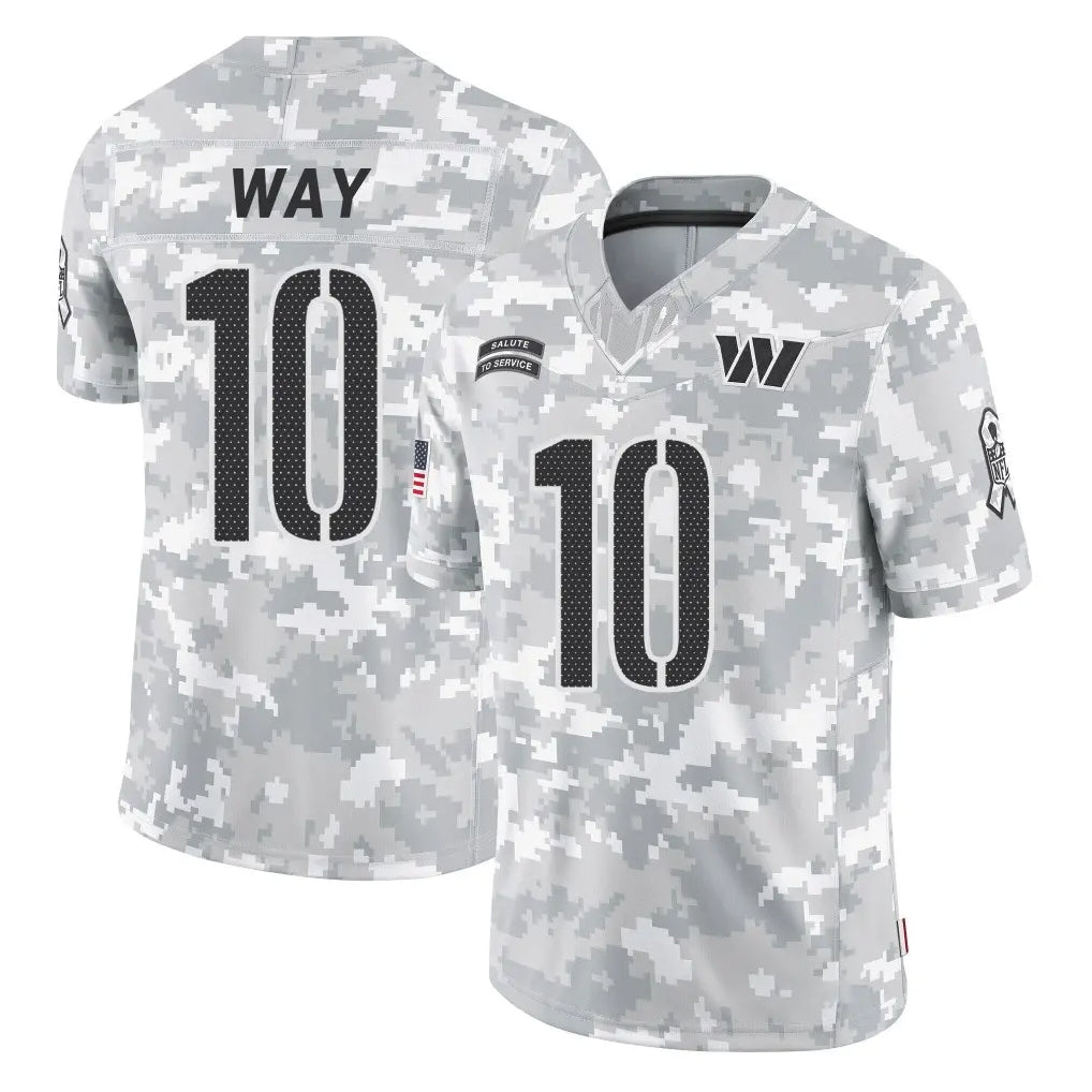 Davalo W.Commanders #10 Tress Way Player Arctic Camo Limited Salute To Service Home Game Stitched Jerseys