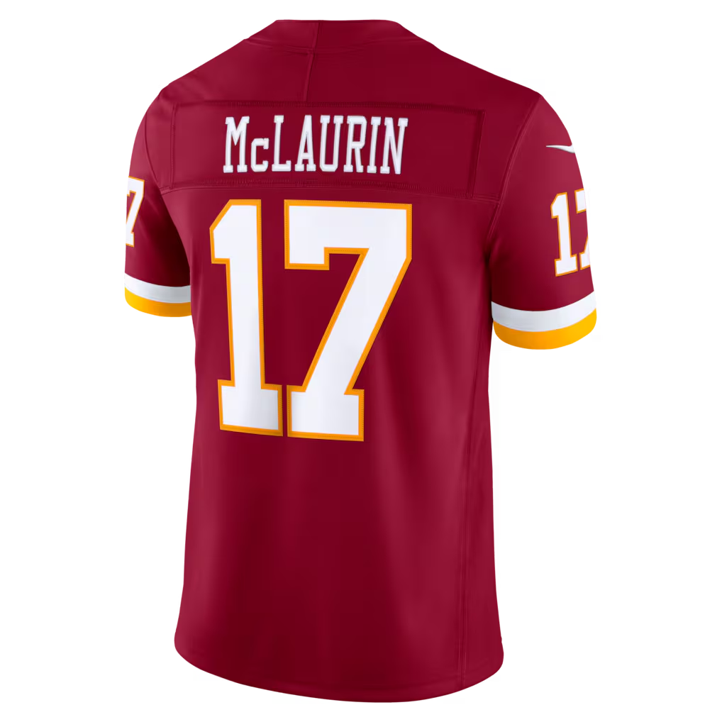 Davalo W.Commanders #17 Terry McLaurin Burgundy Team Vapor F.U.S.E. Stitched Limited Jerseys