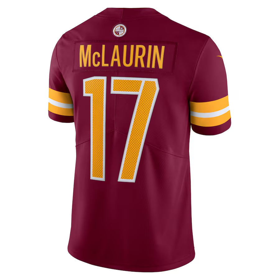 Davalo W.Commanders #17 Terry McLaurin Player Burgundy Vapor Limited Stitched Jerseys