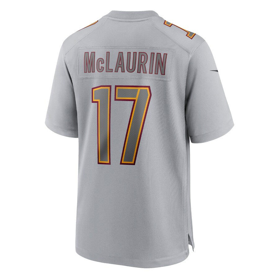 DavaloW.Commanders #17 Terry McLaurin Player Gray Fashion Game Stitched Jerseys