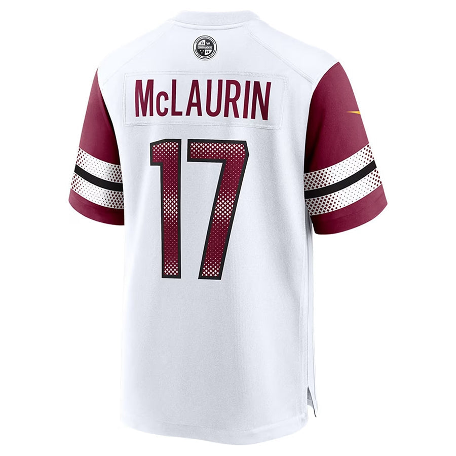 Davalo W.Commanders #17 Terry McLaurin Player WHITE Game Stitched Jerseys