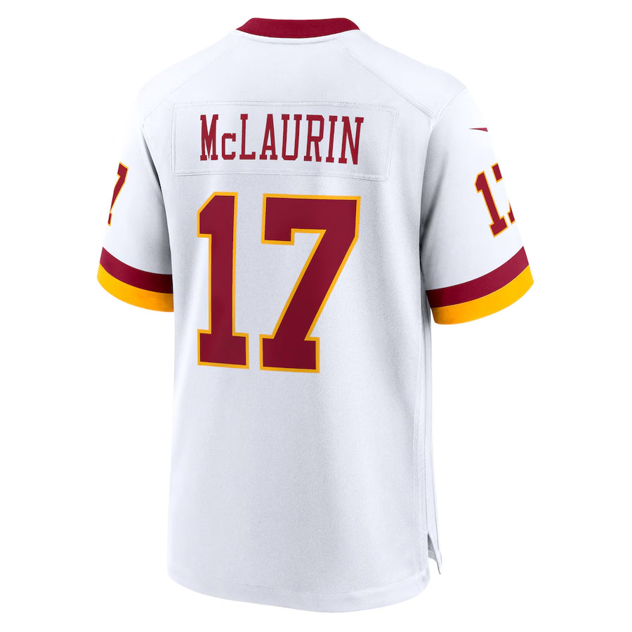 Davalo W.Commanders #17 Terry McLaurin Player White Home Game Stitched Jerseys