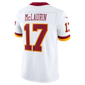 Davalo W.Commanders #17 Terry McLaurin White Vapor F.U.S.E. Stitched Limited Jerseys