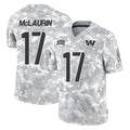 Davalo W.Commanders #17 Terry Mclaurin Player Arctic Camo Limited Salute To Service Home Game Stitched Jerseys