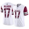 Davalo W.Commanders #17 Terry Mclaurin Player White Limited Vapor Home Game Stitched Jerseys