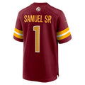 Davalo W.Commanders #1 Deebo Samuel Sr Player Burgundy Home Game Football Jerseys