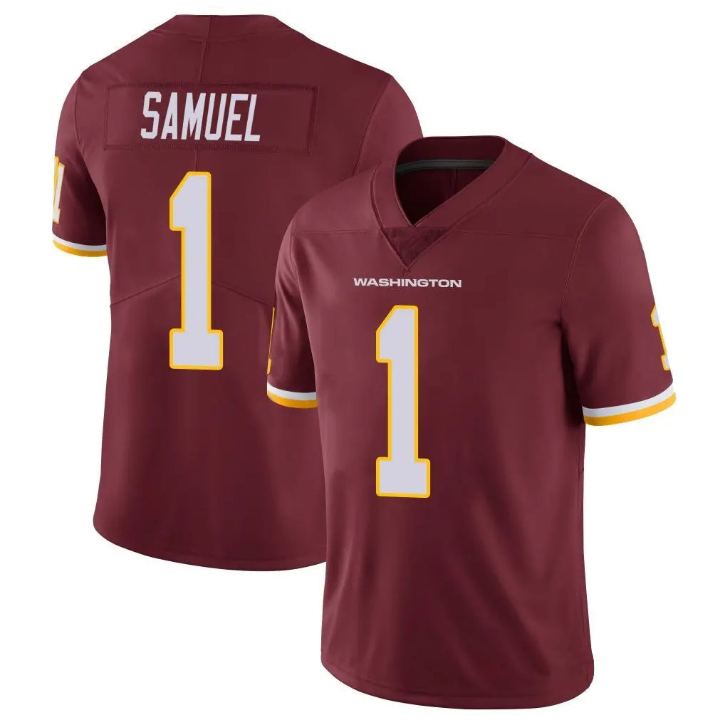 Davalo W.Commanders #1 Deebo Samuel Sr Player Burgundy Vapor Limited Stitched Jerseys