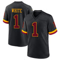 Davalo W.Commanders #1 Rachaad White Player Black Limited Home Game Stitched Jerseys
