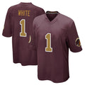 Davalo W.Commanders #1 Rachaad White Player Burgundy Alternate Home Game Stitched Jerseys
