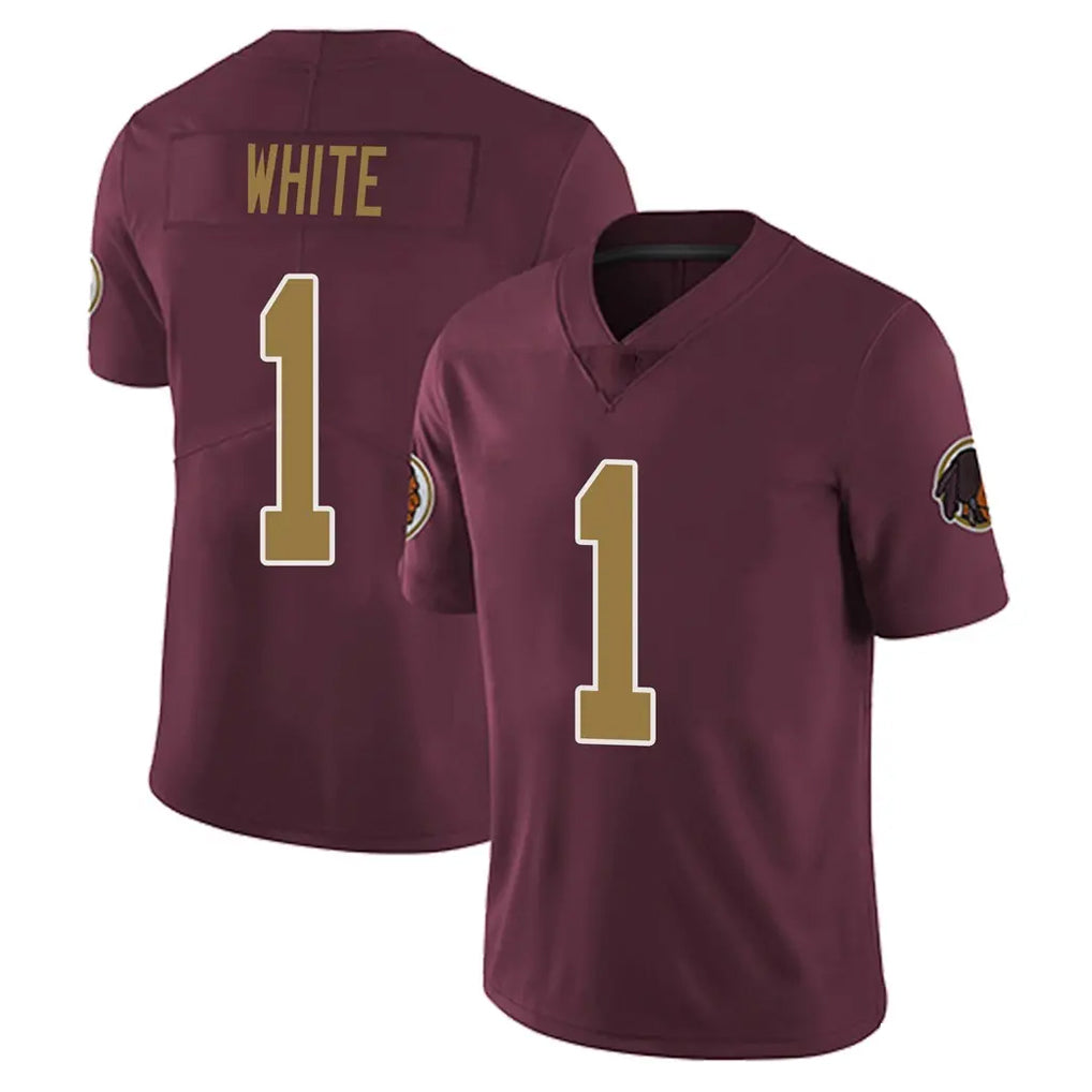 Davalo W.Commanders #1 Rachaad White Player Burgundy Alternate Vapor Untouchable Home Game Stitched Jerseys