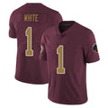 Davalo W.Commanders #1 Rachaad White Player Burgundy Alternate Vapor Untouchable Home Game Stitched Jerseys