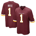 Davalo W.Commanders #1 Rachaad White Player Burgundy Team Color Home Game Stitched Jerseys