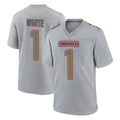 Davalo W.Commanders #1 Rachaad White Player Gray Atmosphere Fashion Home Game Stitched Jerseys