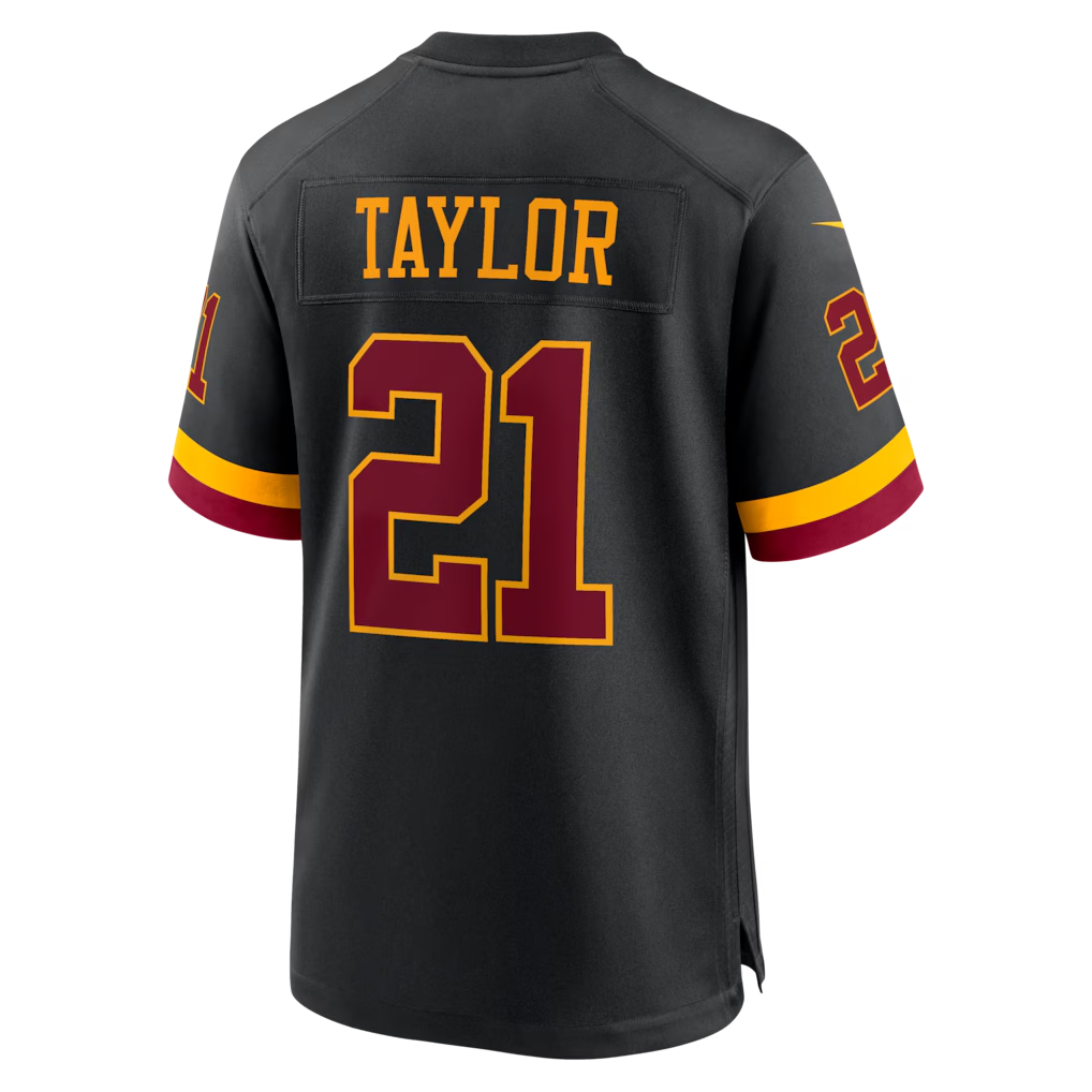 Davalo W.Commanders #21 Sean Taylor Black Hail Raiser Alternate Retired Player Game Stitched Jerseys