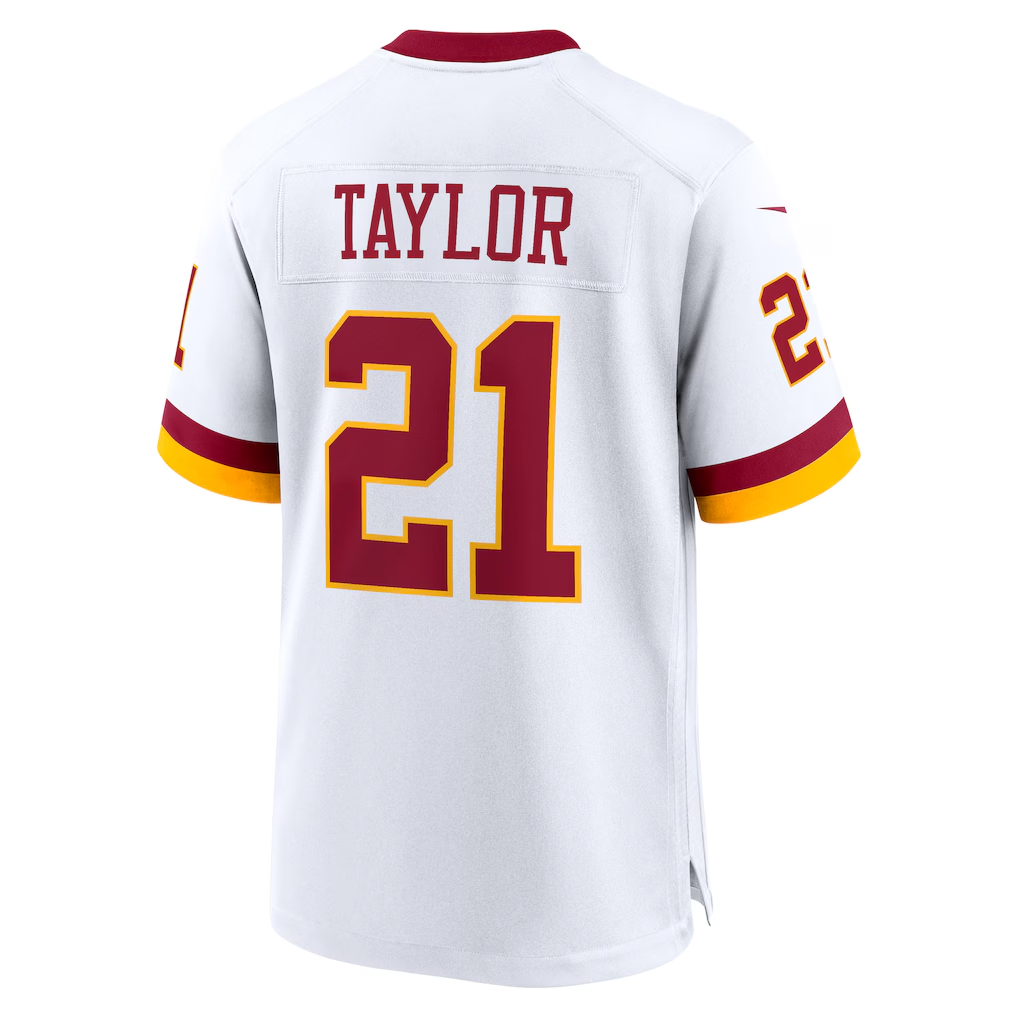 Davalo W.Commanders #21 Sean Taylor White Game Super Bowl Era Stitched Jerseys