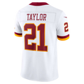 Davalo W.Commanders #21 Sean Taylor White Vapor F.U.S.E. Stitched Retired Limited Stitched Jerseys