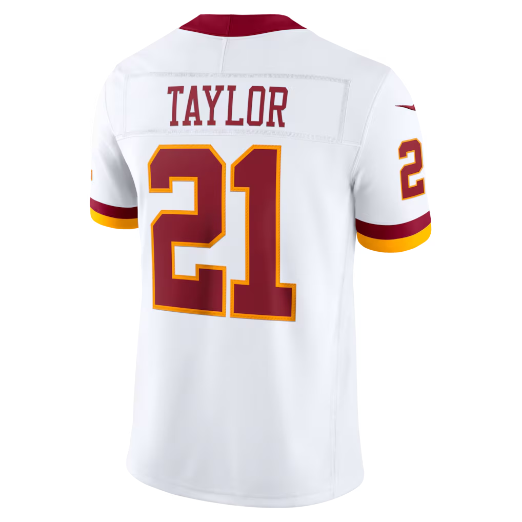 Davalo W.Commanders #21 Sean Taylor White Vapor F.U.S.E. Stitched Retired Limited Stitched Jerseys